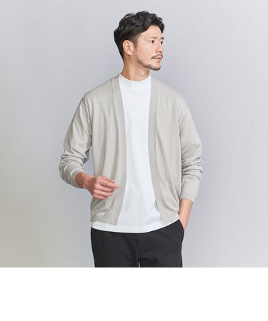 【WEB限定 WARDROBE SMART】KOUKIN ハイゲージ ニット ボタンレス カーディガン