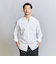 【WEB限定 WARDROBE SMART】コットン バンドカラー スキッパー シャツ