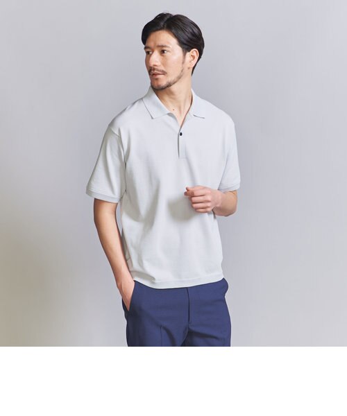 beauty＆youth デオドラント 1B スキッパーニット【抗菌・防臭】 beauty＆youth デオドラント 1B スキッパーニット【抗菌・防臭