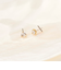 ＜BAQLESS＞ジルコニア ピアス