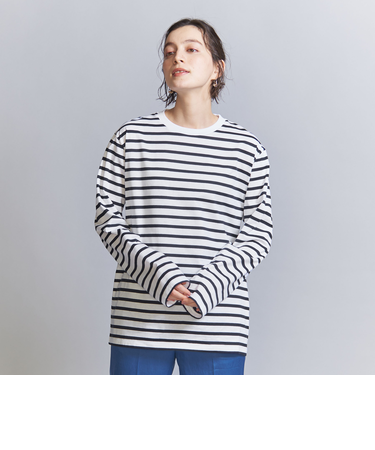 コットン天竺 ロングスリーブ カットソー