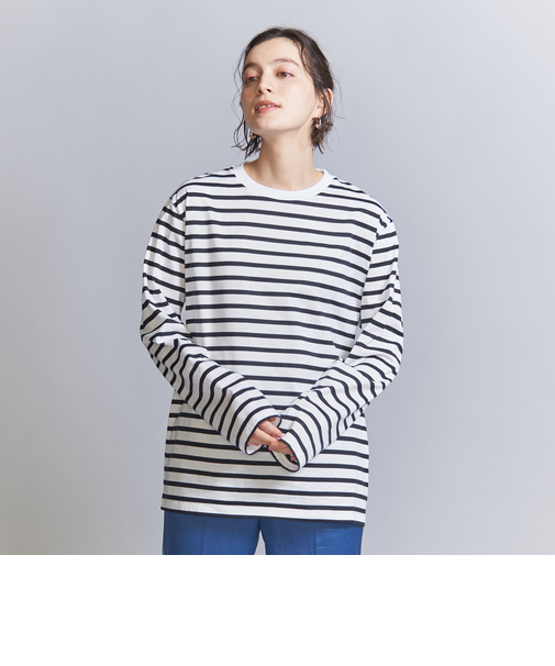 コットン天竺 ロングスリーブ カットソー