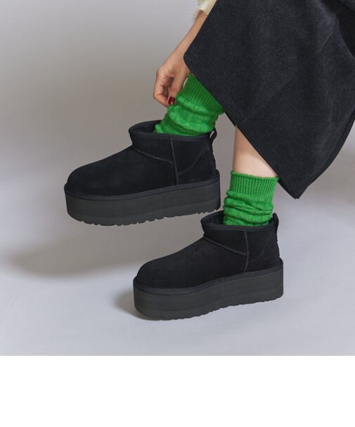 <UGG>ウルトラミニ プラットフォーム ブーツ