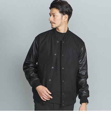 【WEB限定】ブラックメルトン フェイクレザー スタジャン