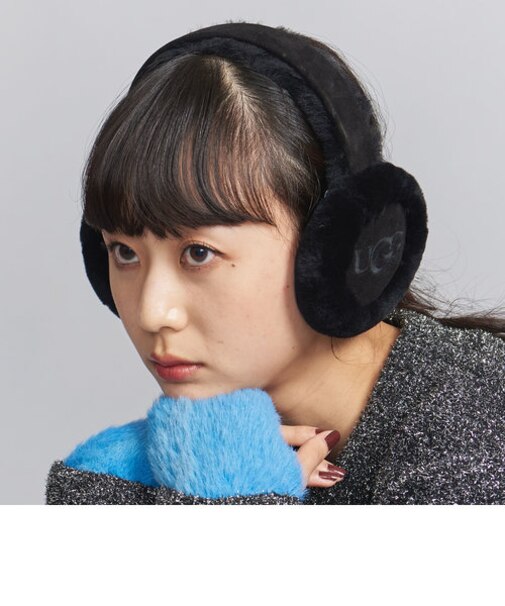 WEB限定】＜UGG＞シープスキン エンブロイダリー イヤーマフ 