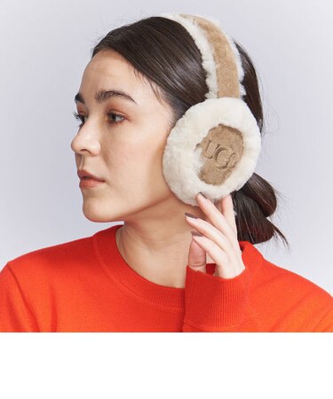 WEB限定】＜UGG＞シープスキン エンブロイダリー イヤーマフ 