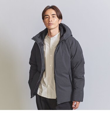 小松マテーレ シャンブレー フード ダウンジャケット -700FP 撥水機能  