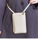 ＜VIOLAd’ORO＞レザー リザード ウォレット スマートフォン ショルダー