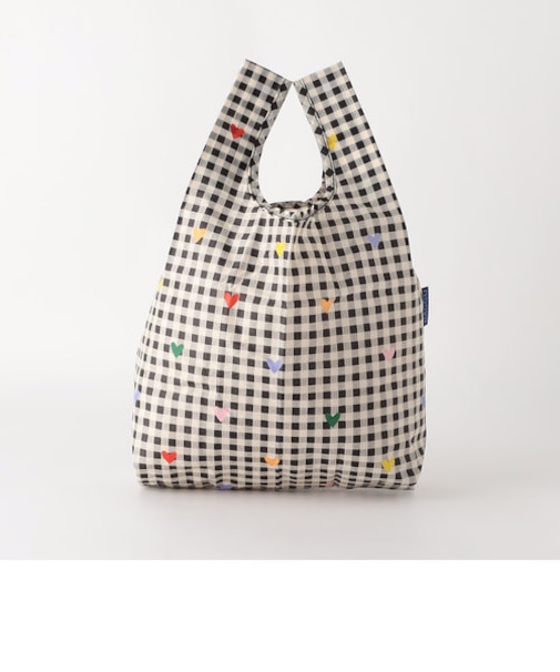 ＜BAGGU＞BABY ギンガムチェック ハート