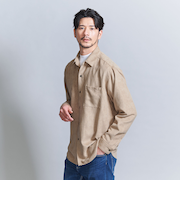 【WEB限定 WARDROBE SMART】スエードライク シャツ