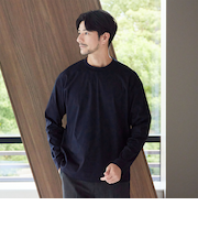 【WEB限定 WARDROBE SMART】NORITAKE クルーネック リラックス テーパード カットソー