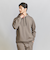 【WEB限定 WARDROBE SMART】ダブルニット  スウェット パーカー/セットアップ対応