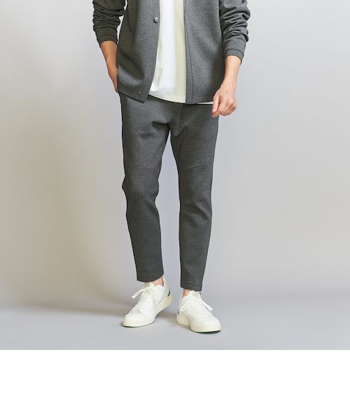 【WEB限定 WARDROBE SMART】ダブルニット イージーパンツ/セットアップ対応