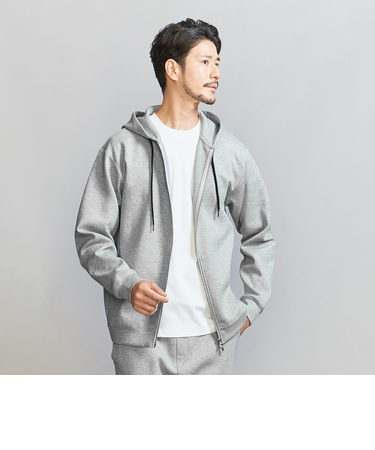 【WEB限定 WARDROBE SMART】ダブルニット ジップパーカー/セットアップ対応