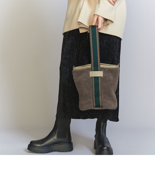 別注】＜Folna＞フェイクムートン リバーシブル ワンショルダーバッグ