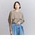 【WEB限定 Wardrobe DAILY MINIMAL】ケープフリル レイヤーカットソー