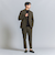 【WEB限定 WARDROBE SMART】DELEGANT サキソニー セットアップ/ジャケット＆イージーパンツ