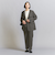 【WEB限定 Wardrobe DAILY MINIMAL】ダブルクロス カラーレスジャケット ウォッシャブル