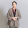 【WEB限定 Wardrobe DAILY MINIMAL】ダブルクロス カラーレスジャケット ウォッシャブル