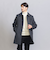 【WEB限定 WARDROBE SMART】PE メルトン バルカラーコート