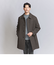 【WEB限定 WARDROBE SMART】PE メルトン バルカラーコート