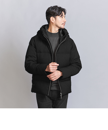 【WEB限定 WARDROBE SMART】LANATEC フード ダウンジャケット