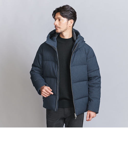 WEB限定 WARDROBE SMART】LANATEC フード ダウンジャケット