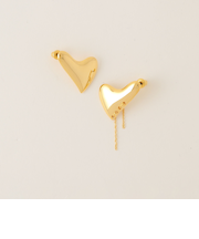 【別注】＜LAPUIS＞ハート ピアス