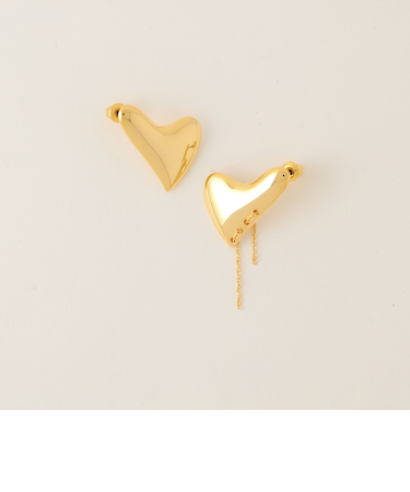 【別注】＜LAPUIS＞ハート ピアス