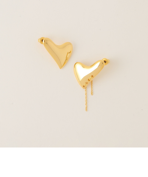 【別注】＜LAPUIS＞ハート ピアス
