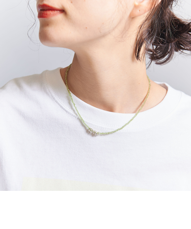 ＜LAPUIS＞GEMSTONE ネックレス