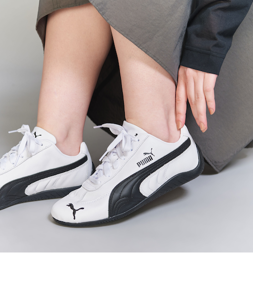 ＜PUMA＞レザー スピードキャット/スニーカー