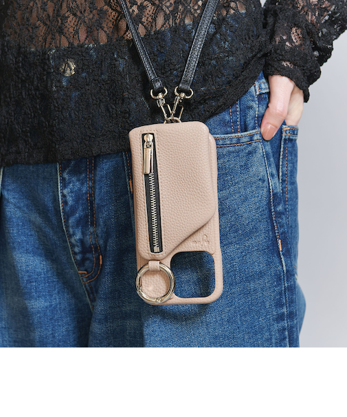 ＜ajew＞CADENAS ストラップ iPhone16Proケース