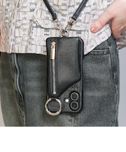 ＜ajew＞CADENAS ストラップ iPhone16ケース