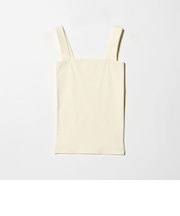 コットンブレンド ベア タンクトップ