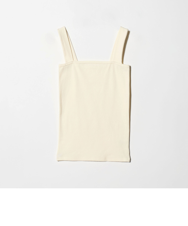 コットンブレンド ベア タンクトップ