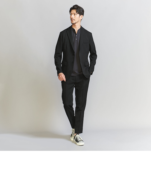 【WEB限定 WARDROBE SMART】LANATEC セットアップ/背抜きジャケット＆イージーパンツ