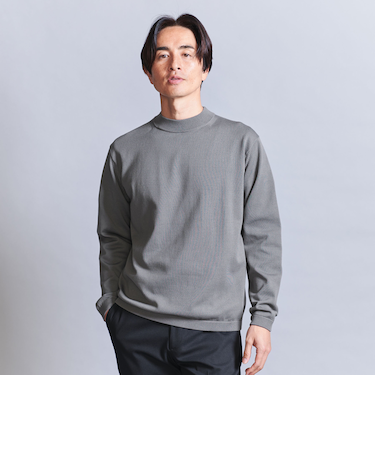 デオドラント  ジャケットネック ニット   - 抗菌・防臭 ウォッシャブル -