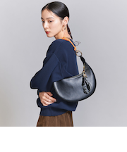 ＜LE VERNIS＞パラコードハンドル ムーン ショルダーバッグ -2WAY-