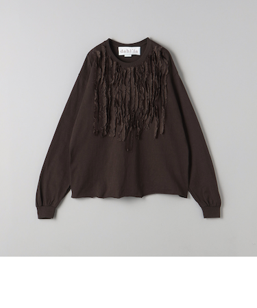 ＜dahl'ia＞リメイク カットオフ ロングスリーブ カットソー