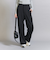 【WEB限定 Wardrobe DAILY MINIMAL】ダブルクロス タックワイドストレートパンツ -ウォッシャブル-