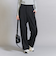 【WEB限定 Wardrobe DAILY MINIMAL】ダブルクロス タックワイドストレートパンツ -ウォッシャブル-