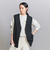 【WEB限定 Wardrobe DAILY MINIMAL】ダブルクロス リボンベルトジレ ウォッシャブル