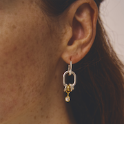 ＜LAPUIS＞Bijou Coil ピアス -2WAY-