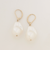ユニークパールモチーフ ピアス