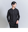【WEB限定 WARDROBE SMART】クリア ガスコットン ヘンリーネック カットソー【抗菌・防臭】