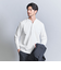 【WEB限定 WARDROBE SMART】クリア ガスコットン ヘンリーネック カットソー【抗菌・防臭】