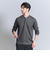【WEB限定 WARDROBE SMART】クリア ガスコットン ヘンリーネック カットソー【抗菌・防臭】