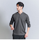 【WEB限定 WARDROBE SMART】クリア ガスコットン ヘンリーネック カットソー【抗菌・防臭】