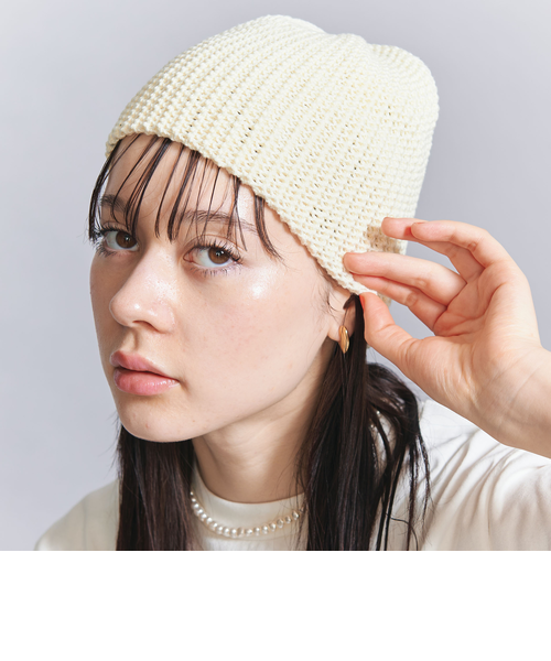 【美品】ユナイテッドアローズ　ニット帽子　送料無料 別注】＜NEW ERA＞ニットキャップ｜ Exclusives 最新の別注